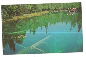 KITCH-ITI-KI-PI Big Spring Palms Book State Park Manistique MI Michigan Postcard - Picture 1 of 2