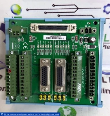Advantech ADAM-3955 A1 2-Axis SCSI DIN-Rail Motion Wiring Board 50-Pin 01-3 PCB - Image 1 of 4