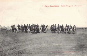 Senegal - Senegalese Spahis exercising in Casablanca, Morocco - Publ. Dantan 8 - Picture 1 of 2