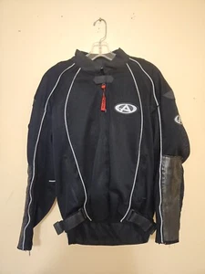 Chaqueta acolchada negra para motocicletas AGV Sport para hombre talla grande - Imagen 1 de 9