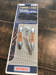 Universal Super-lites running Lights Amber NOS Vintage Set Decorative 3” - Picture 1 of 5