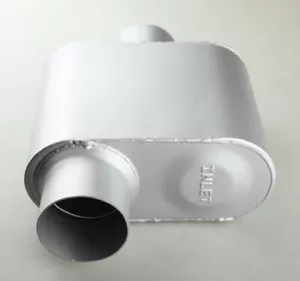 2.5" Inch Offset / Center Single Chamber Performance Race Muffler Silencer - Picture 1 of 4