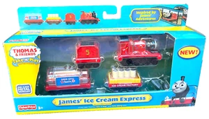Thomas Friends Train Take-n-Play James Ice Cream Express vehículo de metal fundido a presión - Imagen 1 de 1