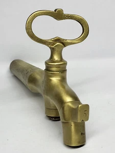 Antique Brass TAP SPIGOT For Wine or Beer Barrel #5 with 6 1/8 inches 278 grams - Picture 1 of 13