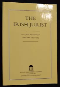 THE IRISH JURIST VOLUMES 28-30 new series 1993-1995, PAPERBACK 460 PGS ( b3) - Picture 1 of 5