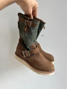 Vintage Red Wing 2980 Suede Brown Boots Shoes - Picture 1 of 12