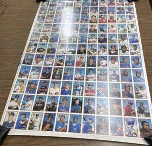1989 Bowman Baseball Uncut Trading Card Sheet of (121) Cards - Picture 1 of 5