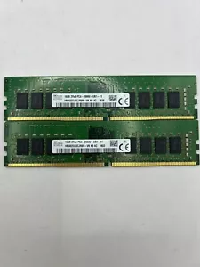LOTE 2 -Dell XPS 8930 16GB PC4-2666V DDR4 RAM Hynix HMA82GU6CJR8N-VK (32GB TOTAL) - Imagen 1 de 3