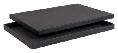 Scarf Gift Box Plain Black, A4 Gift boxes, Fits RM Large Letter, Hardback Strong