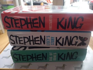 Stephen King Rainbow Hodder BCA Hardback 3 Books. Firestarter,Lisey`s Story, Bag - Picture 1 of 7