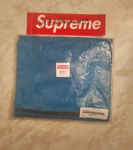 SUPREME New York "Chart Tee" Shirt Cyan Men's Large SS2018 Brand New - Picture 1 of 2