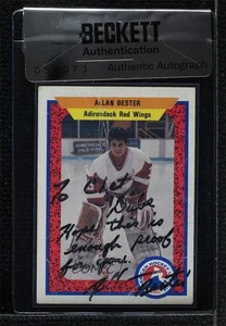 BAS 1991-92 ProCards AHL/IHL Allan Bester #118 Seal of Authenticity Auto - Picture 1 of 3