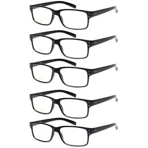 Gafas de lectura 5 pares de gafas de calidad con bisagra de resorte para leer para... - Imagen 1 de 6