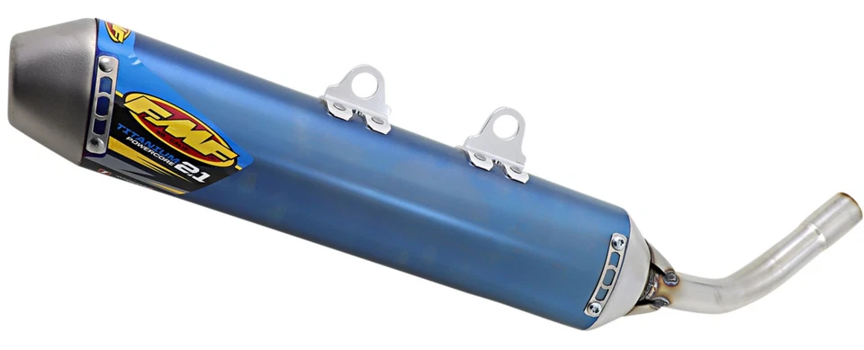 FMF Powercore 2.1 Extreme Titanium Blue Anodized Slip-On Silencer (025279) - Image 1 of 1