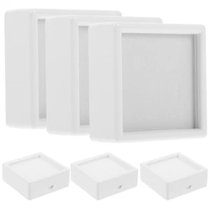  Caja de almacenamiento de broches organizador de joyas 6 piezas estuche de escritorio soporte - Imagen 1 de 15