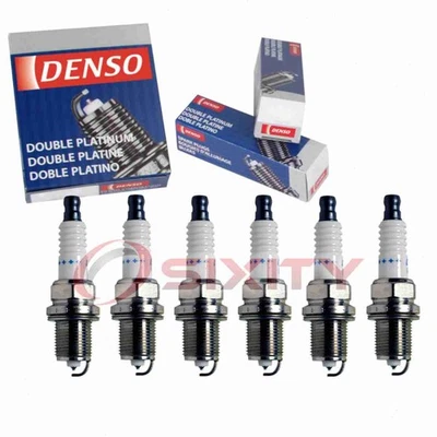 6 pc Denso Platinum Long Life Spark Plugs for 1990-1991 Nissan 300ZX 3.0L V6 or - Image 1 of 4