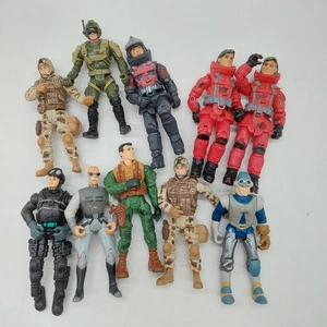 Lanard The CORPS Action Figures Mixed Lot Of 10 READ 4.25" - Picture 1 of 9