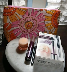 Clinique Chubby Lash Mascara Portly Plum 02 + Quickliner Intense Ebony + more - Picture 1 of 2