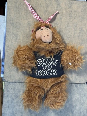 Vintage 1988 ALF Hand Puppet Plush 11” – Born To Rock Alien Productions 80’s - Image 1 of 2