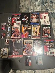 Michael Jordan Card, Cut Out & Cologne Lot - Picture 1 of 13