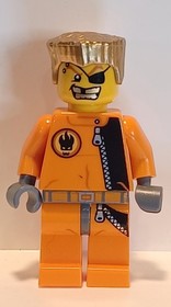 LEGO Agents  AGT007  Gold Tooth & Gold Hair minifigure 8967 8630 Figure       -K