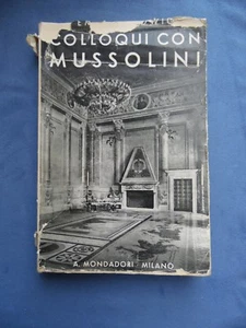 LUDWIG-COLLOQUI CON MUSSOLINI-MONDADORI 1932 - Bild 1 von 2