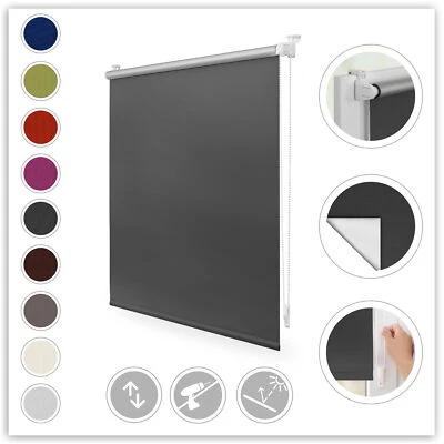 Thermo-Rollo Klemmfix, ohne Bohren, Verdunkelung - Bild 1 von 2