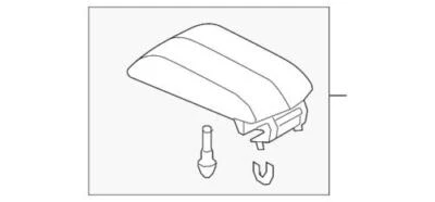 Conjunto de tapa reposabrazos consola delantera original Ford MKT 2012 CE9Z-7406024-AA Foto 1 de 2