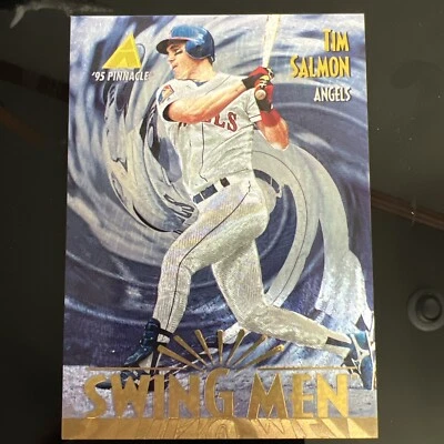 1995 Pinnacle - Museum Collection #286 Tim Salmon Swing Men California Angels - Image 1 of 4