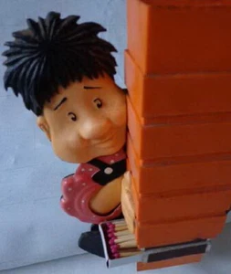 Vintage Wall Hanging Match Box Holder Karlsson made in USSR - Picture 1 of 6