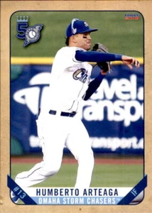 2018 Omaha Storm Chasers Choice #9 Humberto Arteaga Caracas Venezuela VZ Card - Picture 1 of 2
