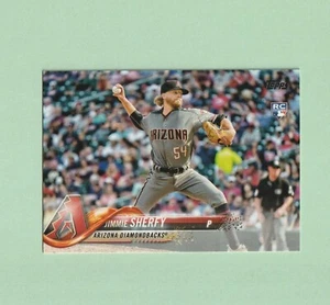 2018 Topps Series 1 JIMMIE SHERFY Rookie Base RC #174 Arizona Diamondbacks - Picture 1 of 2