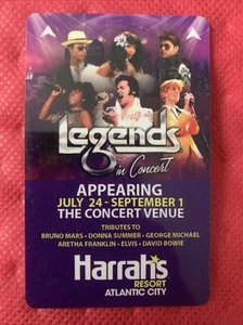 Harrah’s Resorts Hotelzimmer Schlüsselkarte Legends In Concert - Bild 1 von 2