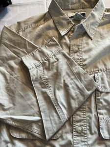 ExOfficio Hemd Insect Shield LS Knopfleiste belüftet Größe M Khaki Farbe Damen - Bild 1 von 9