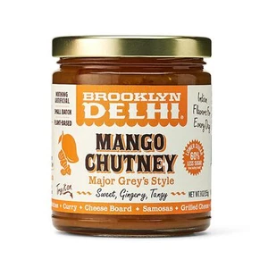 Brooklyn Delhi Mango Chutney Major Grey Style Sweet Gingery Würzig 9 Oz. - Bild 1 von 5