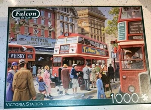 Falcon Deluxe Victoria Station Jigsaw Puzzle 1000 Pieces Daniel Rodgers - Picture 1 of 1