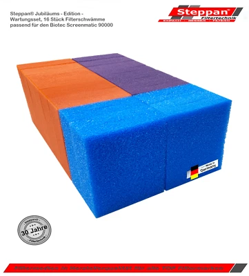 16 x Ersatz Filterschwamm passend für Oase Biotec 90000 Screenmatic²  ab 2016 - Bild 1 von 4