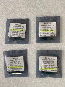 10 sets Toner Chip (006R01379/82) for Xerox DC 700/700i/J75/C75 CMYK - Picture 1 of 3