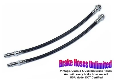 FRONT BRAKE HOSES Dodge Coronet 1970 1971 1972 - Front Drum - Image 1 of 2
