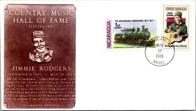 FDC 1978 SC #1755 Country Music Assoc -  Meridian Miss - Pair - J18351 - Image 1 of 2