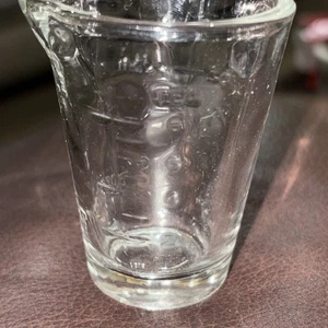 Mesa de medición Glasco vintage taza de té postre vaso de chupito 1 oz 30 ml vidrio transparente - Imagen 1 de 8