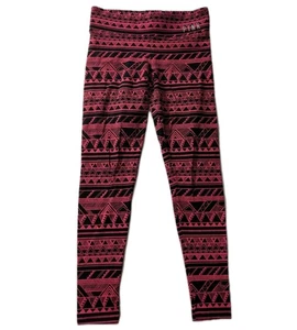 Victoria’s Secret PINK Tribal Aztec Print Leggings Black Pink XS 2013 Y2K - Picture 1 of 8