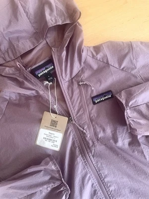 NEW! PATAGONIA Women Houdini Jacket—(S)—Hooded Windshell—“STORMY MAUVE” - Image 1 of 4