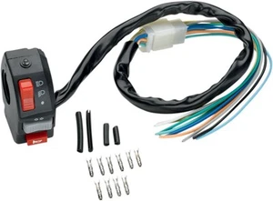 Moose Racing Moto Motorcycle Motorbike Universal Offroad Switch Black / Red - Picture 1 of 1