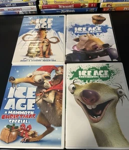 Ice Age DVD Lot 4 Movies In One Pack! All Disc Included And Bonus Disc! - Picture 1 of 6