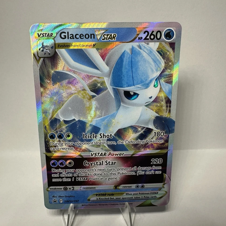 Glaceon VSTAR SWSH197 SWSH: Sword & Shield Promo Cards Holo - Image 1 of 1