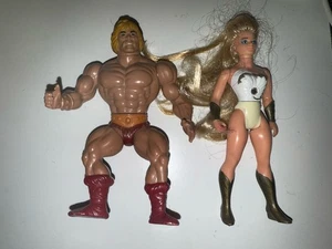 1980s she-ra and he-man figures - Picture 1 of 11