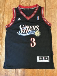 RAR Allen Iverson Philadelphia 76ers Adidas Throwback Trikot Jugend M 10-12 - Bild 1 von 6