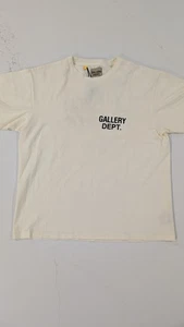 Gallery Dept. Vintage Souvenir Tee Cream Mens M Hollywood Logo Print Made in USA - Picture 1 of 7