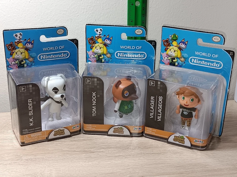 *ENVÍO GRATUITO* ANIMAL CROSSING 2.5" World of Nintendo Tom Nook K.K. Slider Villager Foto 1 de 4